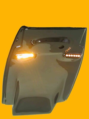 UNPAINTED FLAT BLACK ABS PLASTIC HONDA CBR 929 R-00-01 UNDERTAIL  W LED BLINKERS