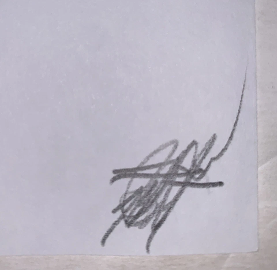 2 SIGNED DOCUMENTS, by DAVID TIBET, CURRENT 93, SWASTIKAS FOR NODDY, COIL, MUSIC - Image 3 of 4