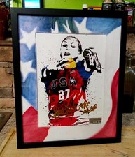 RARE Jennie Finch USA Olympic Gold Softball Autographed 8x10 Photo Signed W/COA