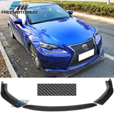 Fit 14-16 Lexus IS300 IS350 IS250 F Sport Carbon Fiber Print Front Bumper Lip