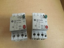 LOT OF 2 ALLEN BRADLEY MANUAL MOTOR STARTER 140-MN-0250 SER C 1.6-2.5A 140MN0250