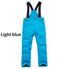Children Kid Ski Pants Bib Trouser Overalls Padded Snow Outdoor Sport Winter Fit