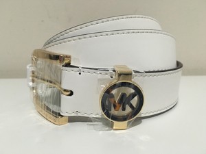 michael kors belt womens white