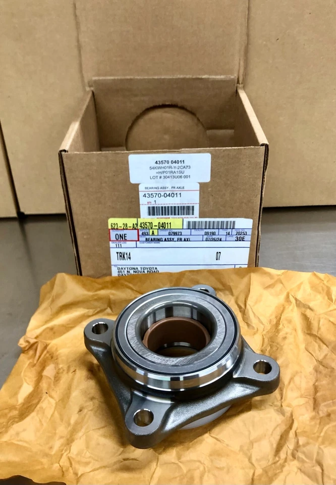 ROLAMENTO DE EIXO DIANTEIRO TOYOTA TACOMA 2005-2025 FABRICANTE DE EQUIPAMENTO ORIGINAL SERVE PARA ESQUERDA E DIREITA 43570-04011 - Imagem 2 de 2