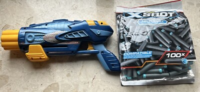 X-Power Blaster 250 simba + Zuru X Shot 100x Munition Kinder Spielzeug Hobby