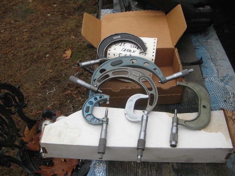 lot 6 micrometers, machining tools