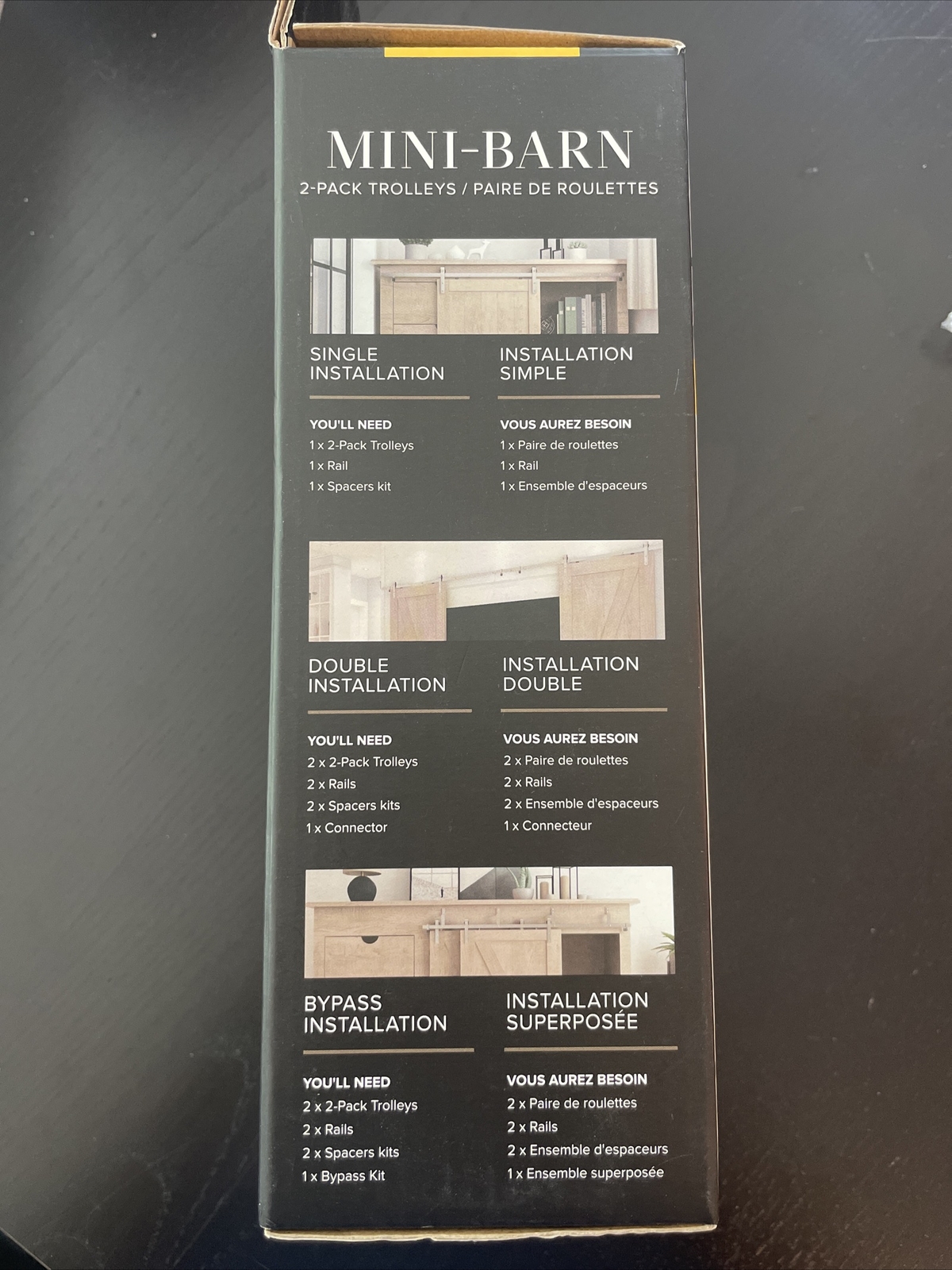 mini barn door hardware eBay