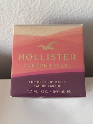 Canyon Escape by Hollister Eau De Toilette For Her 1.7oz/50ml Spray New With Box