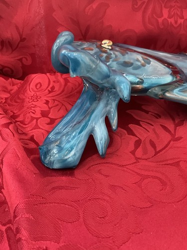 FLAWLESS Exquisite LOWERY Signed ART GLASS STUDIO 12” Hand Blown FISH SCULPTURE - Picture 13 of 16
