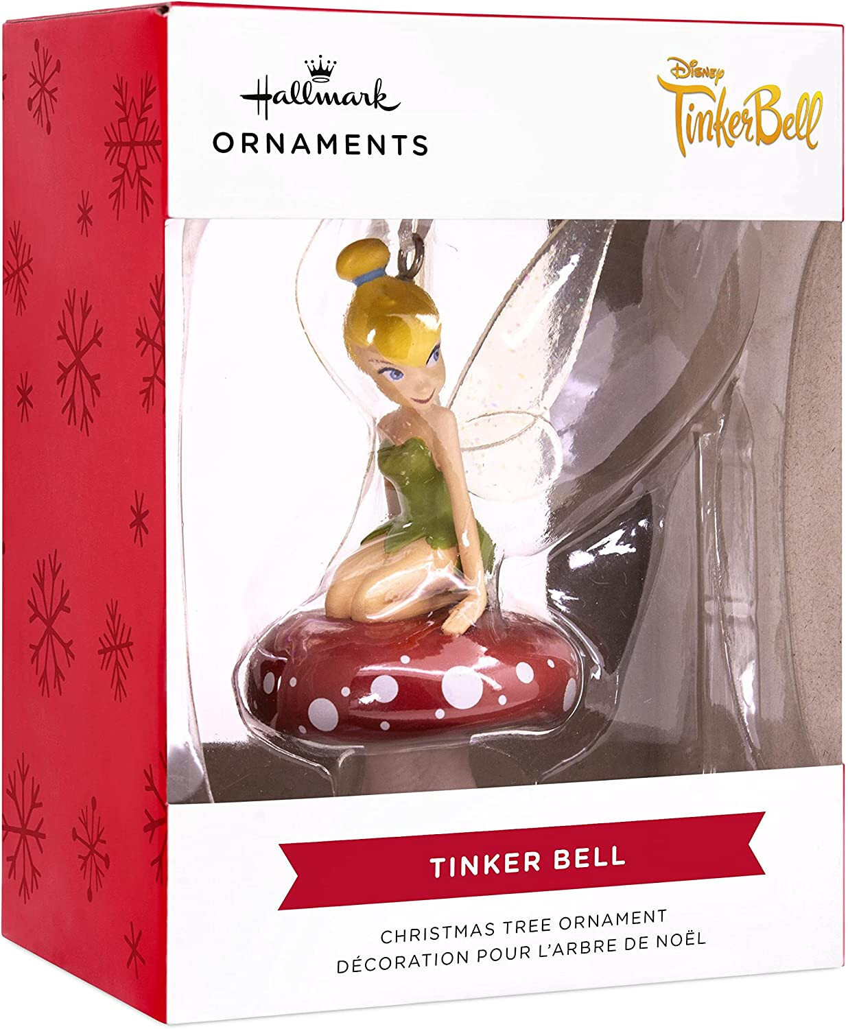 Hallmark TINKERBELL ON MUSHROOM Christmas Tree Ornament 2022 New eBay