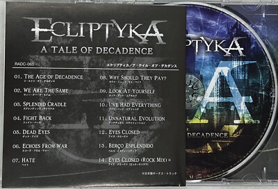 A Tale Of Decadence by Ecliptyka (CD, 2011) bonus track, heavy