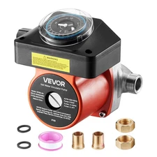 VEVOR Hot Water Recirculating Pump with Timer 10 GPM Instant Recirculation Pump