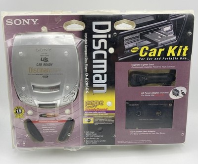Sony Discman Esp2 Car Ready Portable CD Walkman Player D-e206ck