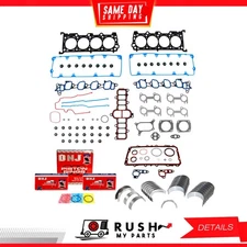 02-04 Engine Full Gasket Set Bearing Rings For Ford V8 4.6L SOHC DNJ RRK4177