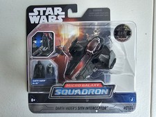 Star Wars Micro Galaxy Squadron Series 5 RARE - DARTH VADER'S SITH INTERCEPTOR