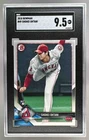 4122271 Shohei Ohtani 2018 Bowman #49 Rookie RC SGC 9.5