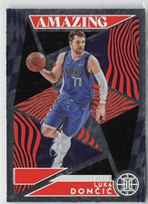 2021-22 Panini Illusions #8 Luka Dončić Amazing Orange