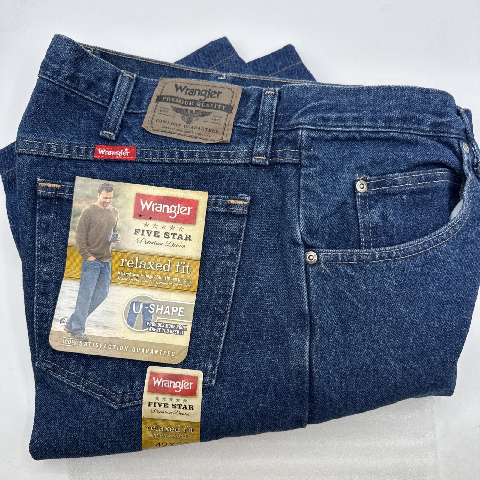 Mens Size 42x30 Straight Leg
