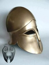 18ga Sca Larp Medieval Greek Corinthian Helmet Knight Spartan Helmet Replica