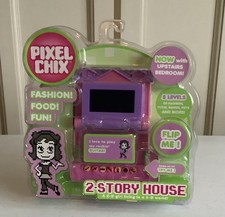 PIXEL CHICK 2-Story House Purple, Brand New With security Tag