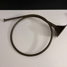 Vintage Brass French Horn Bugle Fox Hunting Decor Christmas LARGE 18 inch