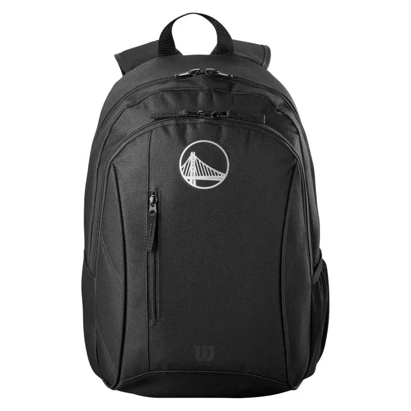 Sac à dos NBA Golden State Warriors Wilson noir de 25L pour les fans de basket-ball au quotidien