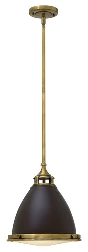 Hinkley Lighting 3126 Aged Zinc Amelia Single Light 13"W Pendant - Picture 4 of 12