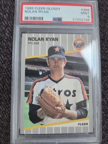 1989 Fleer - Nolan Ryan #368 PSA 9! Houston Astros HOF !!