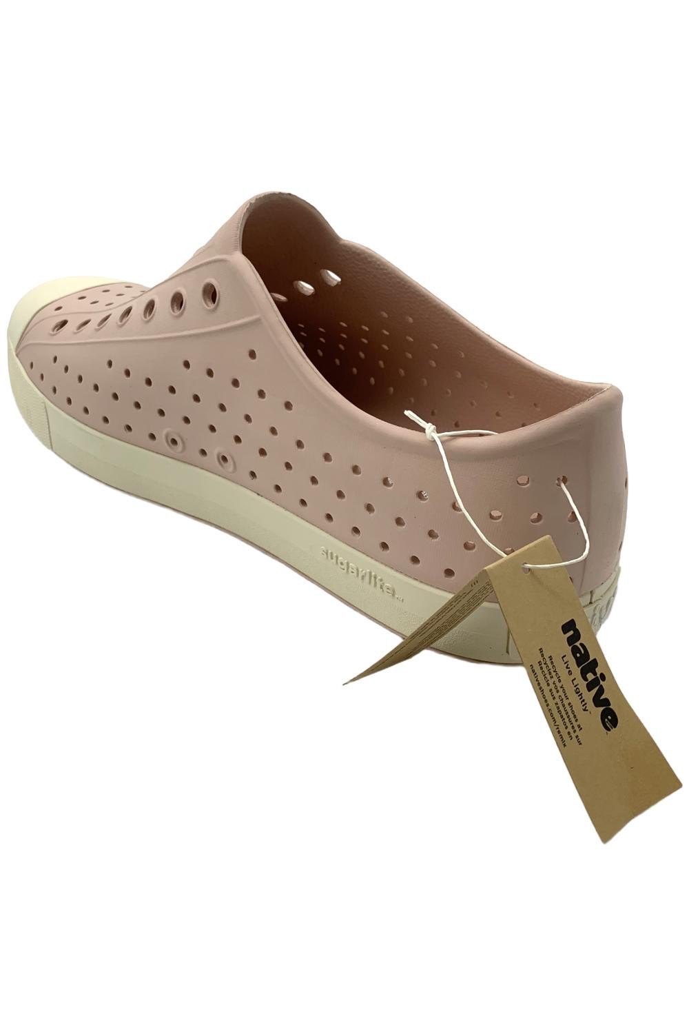 Native Shoes Men's Jefferson Slip-on Loafers Chameleon Pink/Bone White
