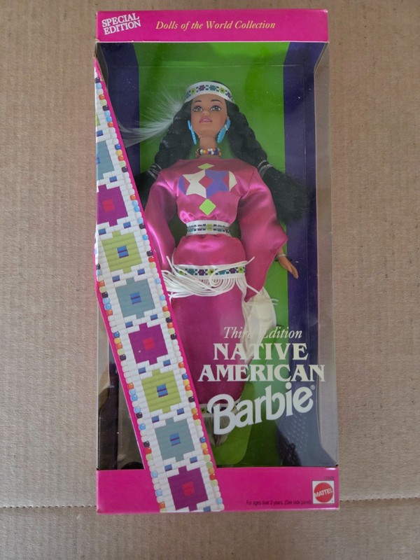 Third Edition Native American Barbie New in Box