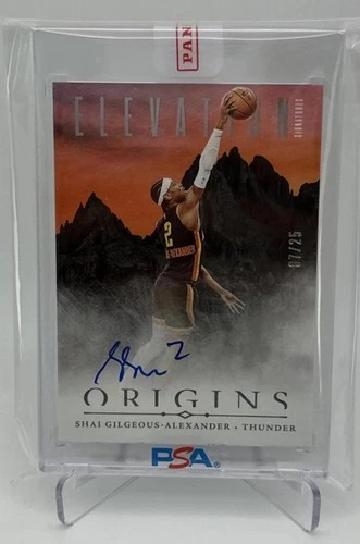2024-25 Panini Origins Shai Gilgeous-Alexander Autograph /25 Thunder PSA