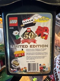 NEW LEGO Limited Edition 50th Anniversary 500 Piece Set With Gold Bricks #4105