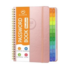 Password Book with Alphabetical Tabs, Password Keeper Book for Seniors, Indiv...