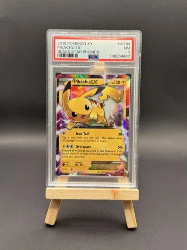 2015 POKEMON XY BLACK STAR PROMOS #XY84 PIKACHU EX PSA 7