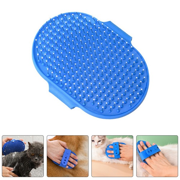  Cepillo de masaje de limpieza para perros accesorios para baño perros