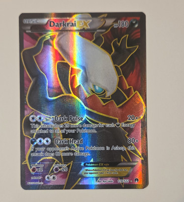 Pokemon Company Darkrai EX 118/122 2016 Breakpoint Ultra Rare Full Art Holo
