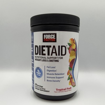 Force Factor DietAid  Tropical Fruit 16.3 Oz (462 G) - Fat Loss - Exp 11/26