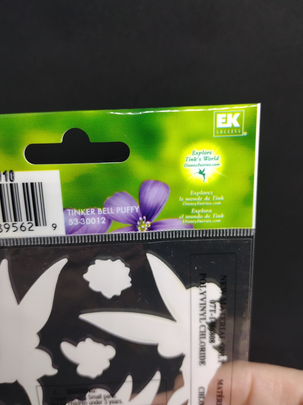 EK Success Disney Tinkerbell Dimensional Sticker Sheet 13PC