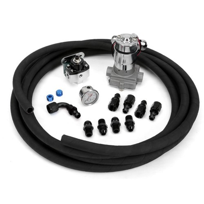 #ad #ad Fuel Delivery Kit Black Hose and Fittings 8 AN $177.99