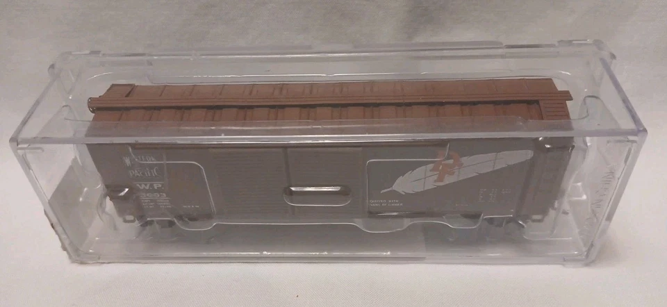 3003 Western Pacific Intermountain Railway N-scale train 50' AAR Double Doors - Image 4 of 4