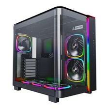 Montech KING 95 PRO Mid Tower Chassis, Black, Dual Chamber, 2x 140mm/4x 120mm AR