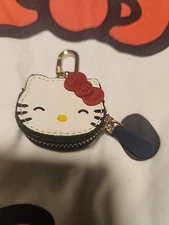 Sanrio Hello Kitty Hand Bag Accessories Faux Leather Coin Purse Keychain Mini...