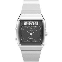 Timex 1982 Model Q Quartz Reissue Silver Timex TW2Y05900 Armbanduhr