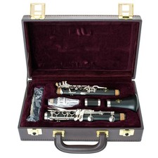 Brand New BUFFET E11 Clarinet in C w/SILVER Plated Keys - Ships FREE Worldwide