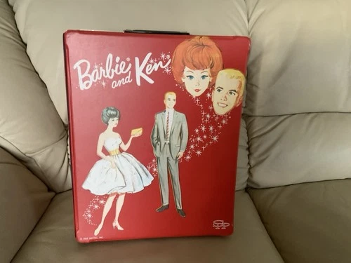 Vintage 1960’s Mattel Barbie Ken Doll Case Tagged Clothes Accessories RARE Lot