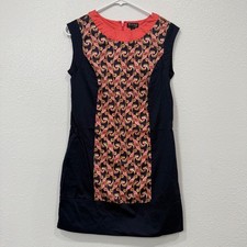 The Webster Miami At Target Women's 6 Sleeveless Sheath Dress Coral Pink Pattern