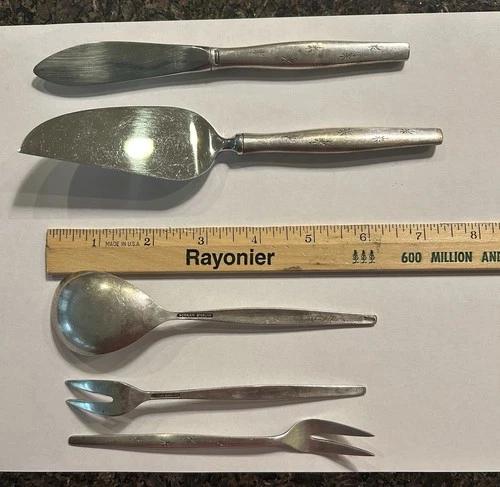 Gorham Stardust Assorted Sterling Silver Pieces (5 Total)