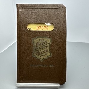 RARE 1944 Vintage Banking Collectible The First National Bank Savings Book