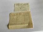 CIVIL WAR CSA 2  DOCUMENT BOTH CAPT SAUNDERS  A CSA PRINTED FORM & US ARMY FORM
