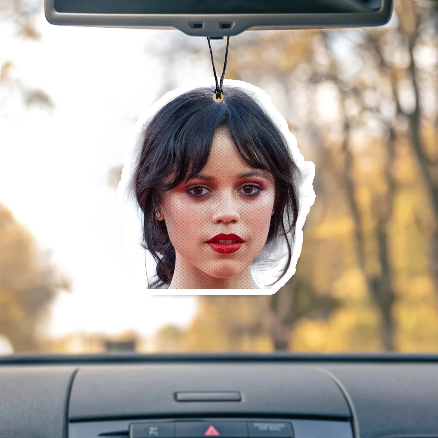 Jenna Ortega Unscented Hanging Car Air Freshener Freshie